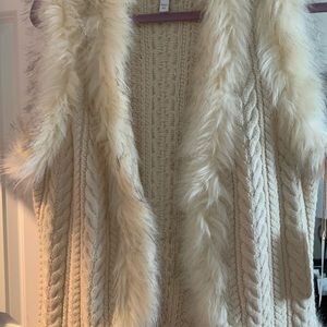 Shayanne Knit Fur Vest